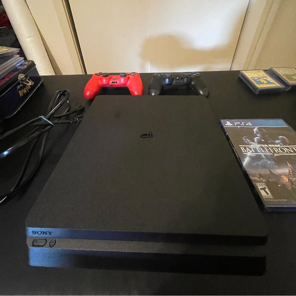 Play Station 4 with 1 TB hard drive.